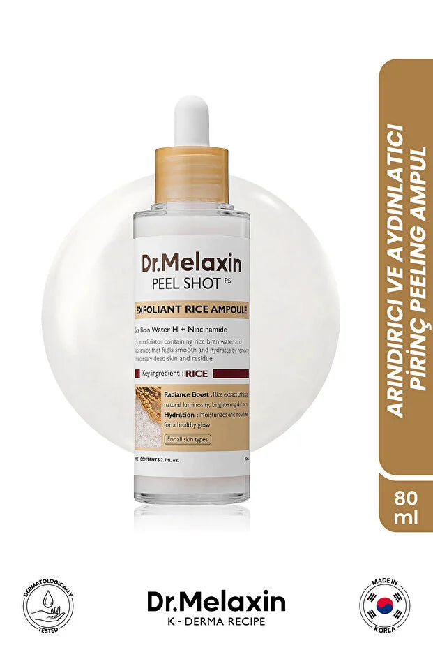 Pirinç Özlü Aydınlatıcı Ampul Serum – Leke, Matlık ve Doku Karşıtı Yoğun Bakım